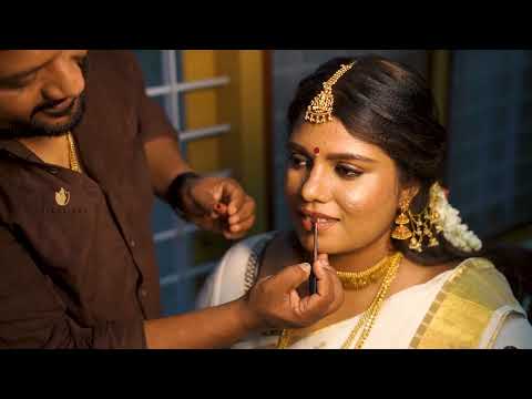 Kerala Hindu Wedding Bridal Makeup Malayalam | Vikas Vks Makeup Artist