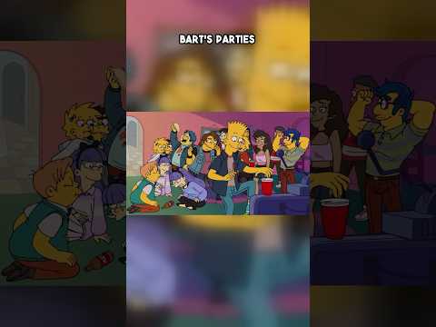 Bart's Parties #simpsons