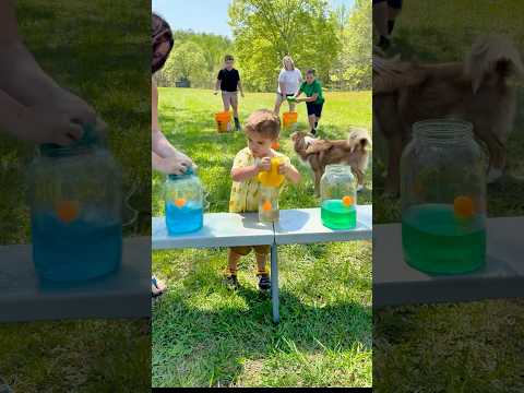 It finally happened π€―ππ§½ Our favorite games played with more family! #watergames