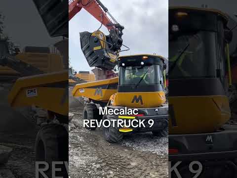 Mecalac REVOTRUCK 9 dumper being demonstrated at the CQMS Constructio #excavator
