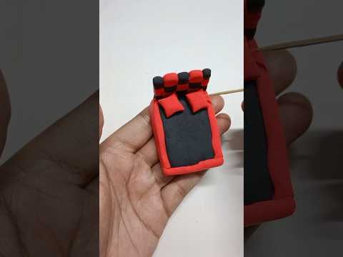 How to make miniature bed Very easily With clay  #youtubeshorts   #viralvideo  #shorts  #shortvideo