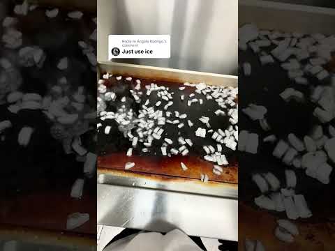 The Genius Trick to Clean Greasy Grills Using Ice