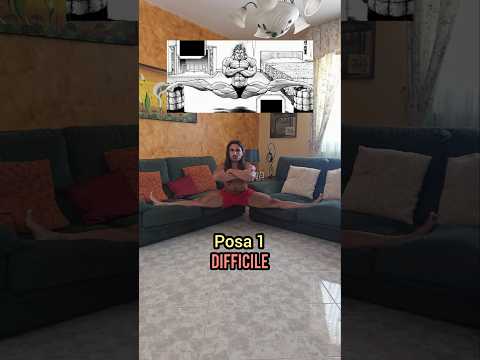 Provo le pose di BAKI nella vita reale #workout #fitness #anime