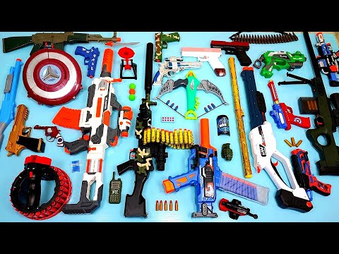 Collecting 7 Sniper Rifles and AK47 Guns Super Machine Gun Air Gun Arrow Gun Water Gun Sword Shotgun