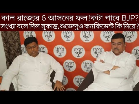 কাল রাজ্যের 6 আসনে উপ-নির্বাচনের ফল!কটা পাবে BJP?সংখ্যা বলে দিল Sukanta,Suvenduও কনফিডেন্ট কি নিয়ে?