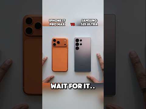 iPhone 17 Pro Max vs Samsung S25 Ultra Speed Test! 🚀#techbattle#mobilebattle
