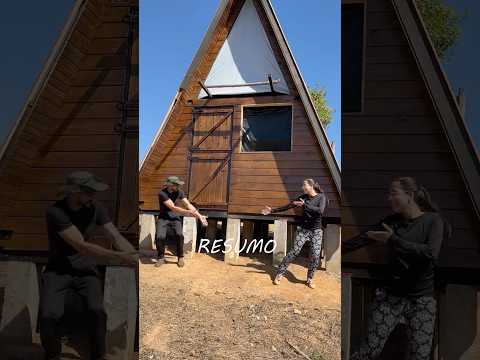RESUMO DE TUDO QUE FIZEMOS NO CHALÉ EM 5 DIAS . # #chalé #diy #roça