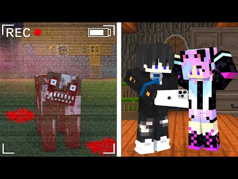 Escape from The Scary Cow on The Cameras in Minecraft!