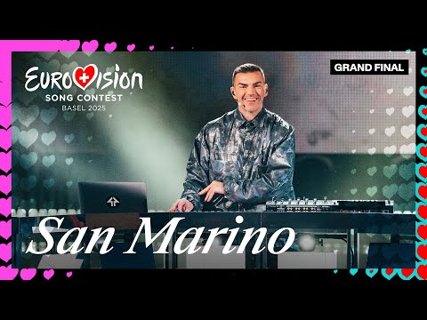 Gabry Ponte - Tutta L&#39;Italia (LIVE) | San Marino &#127480;&#127474; | Grand Final | Eurovision 2025