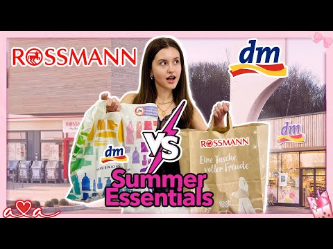 DM oder ROSSMANN? ౨ৎ let's go summer essentials self care shopping | Alles Ava 