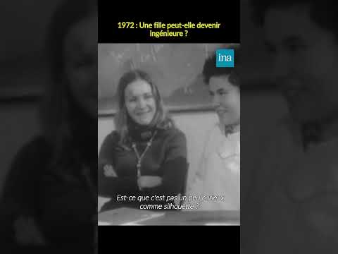 Les femmes ingénieures vues en 1972 😬 #INA #shorts