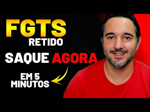 Como Sacar FGTS Retido Pelo Celular - Em 5 Minutos!