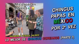 Chingus Papás en México por 2a vez 🐍🦅 #coreana #humor #chinguamiga