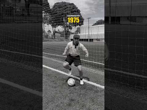 FUTEBOL ANTIGO x ATUAL ⚽️ #futebol #rafinhafootball