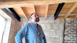 The OAK CEILING begins! (And we're already halfway) / Renovating an ABANDONED farm in Belgium