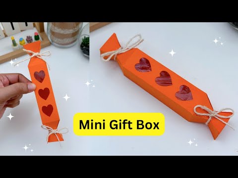 DIY MINI PAPER Gift Box / Paper Craft / Gift Box  / Paper Crafts / Paper Gift  Bag DIY