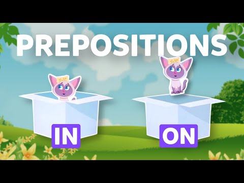 Prepositions of place for kids | English Grammar For Kids with Novakid 0+ - YouTube
