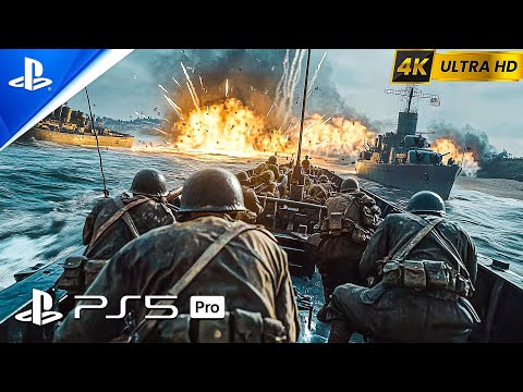 D-DAY - Omaha Beach 1944™ LOOKS ABSOLUTELY TERRIFYING | Ultra Realistic Graphics [4K 60FPS HDR] COD