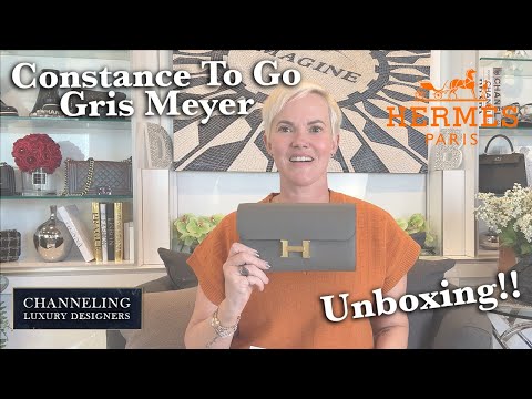 Hermes Constance to Go Unboxing & Review/Mod Shots Gris Meyer & Compared to Chanel Wallet on Chain