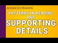 Identifying Supporting Details in Reading