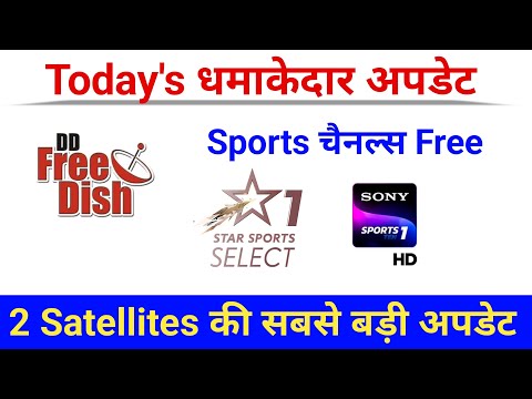 Satellits New Update Today || Paid Channels Free To Air DD Free Dish Today New Update