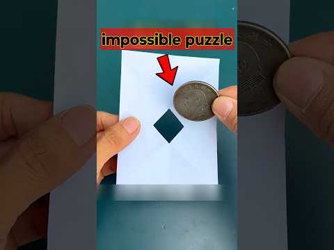 After all how to put this coin in the small hole of paper #shorts  #deshijugaad
