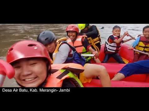 Arung Jeram (Rafting) - Geopark, Merangin, Jambi.
