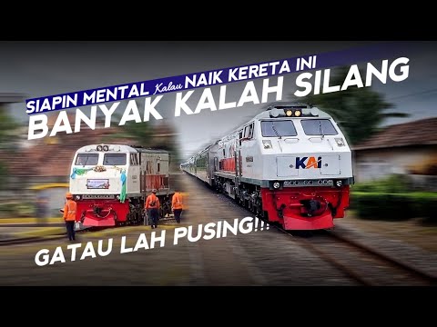 KERETANYA EKSPRES, TAPI BANYAK KALAH SILANG‼️Puyeng Naik KA Ijen Ekspres 5 Jam Malang-Kalisat