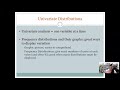Statistical Distributions and Analysis Concepts