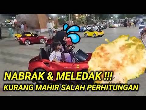 AKIBAT KURANG MAHIR MENYETIR !!! NABRAK DAN MELEDAK !??