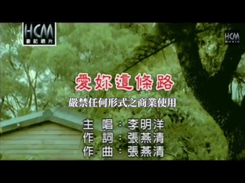 李明洋-愛妳這條路(官方KTV版)