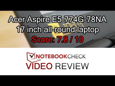 (ENGLISH) Acer Aspire E5 17-inch laptop with 940 MX. Review and test results.