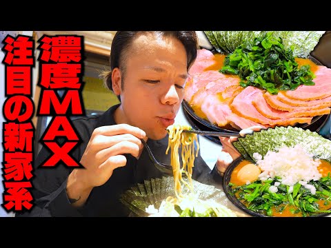 ライスが止まらない！特濃を超えるMAX濃度の新家系店で爆食い