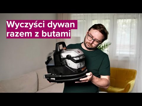 Bissell SpotClean HydroSteam Pro 3700N. Oto odkurzacz piorący, który wyczyścił dywan razem z butami