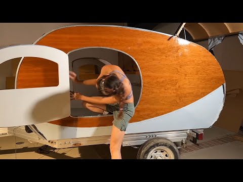 Woman Built a Camper From Scratch in 3 Weeks | Start to Finish by Xyla Foxlin