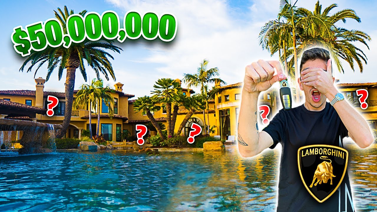 Hide n Seek in a 50, 000, 000 MANSION WINNER GETS CAR