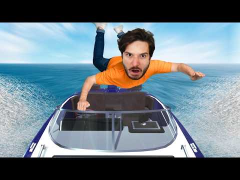 EU TRANSFORMEI MEU BARQUINHO LIXO NUMA POTENTE LANCHA ULTRA VELOZ NO RAFT!