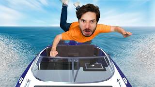 EU TRANSFORMEI MEU BARQUINHO LIXO NUMA POTENTE LANCHA ULTRA VELOZ NO RAFT!