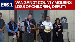 Vigil held for Van Zandt County children, deputy