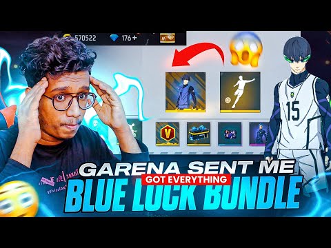 Blue Lock Event കിട്ടി 😍 Bundle & Emote എല്ലാം Garena അയച്ചു തന്നു | Akshay Akz