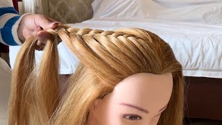 Hair style Girl | Easy Front Hair style open hair | Hairstyles 