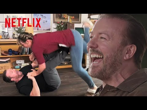 Hilarious Bloopers from Ricky Gervais' After Life Season One