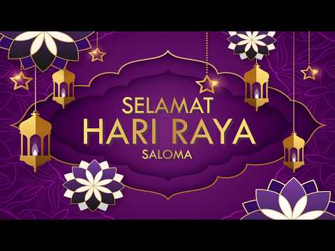LAGU RAYA SALOMA - Selamat Hari Raya (Lyric Video)