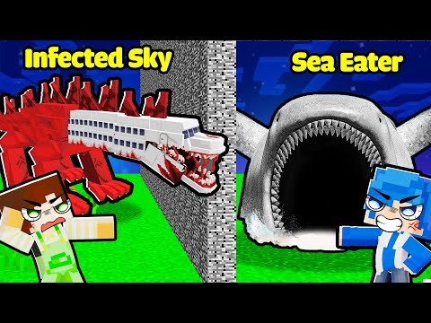 Quỷ Máy Bay Đại Chiến Sea Eater Trong Minecraft