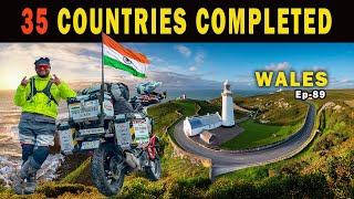 35 COUNTRIES  COMPLETED 🔥 Reached WALES | India To Norway & London | Ep-89