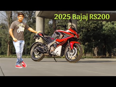 2025 New Bajaj Pulsar RS200 Walkaround Review | New Updates |