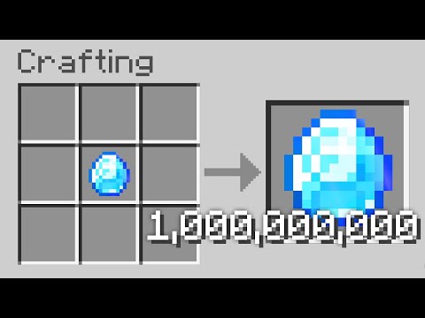 Minecraft, But I Have 1,000,000,000 Diamonds..