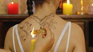 Masaje ASMR y arte de henna de Nelly con sonidos suaves y relajantes para ayudarte a dormir