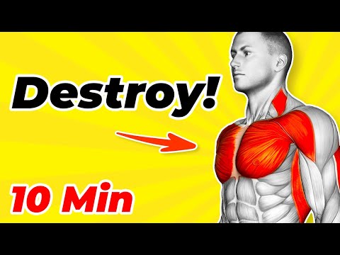 ➜ DESTROY Man Boobs FAST ➜ 10-MIN Fat-Burning Chest Routine!