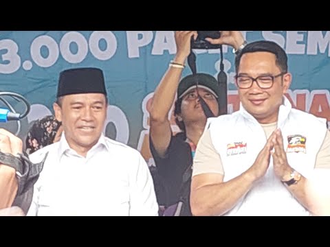 🔴 LIVE RIDWAN KAMIL CALON PILGUB DKI NOMOR URUT 1 RIDO